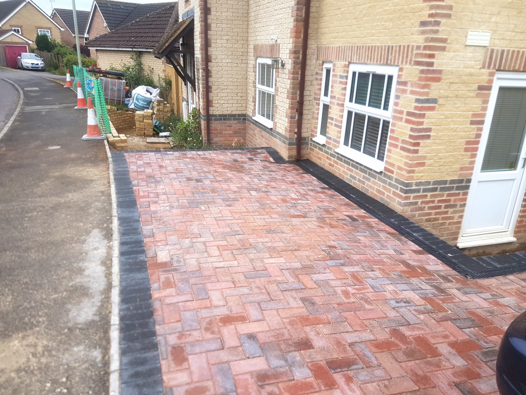Block paving drive in Wiltshire